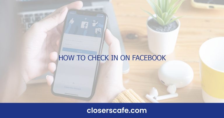 How To Check In On Facebook